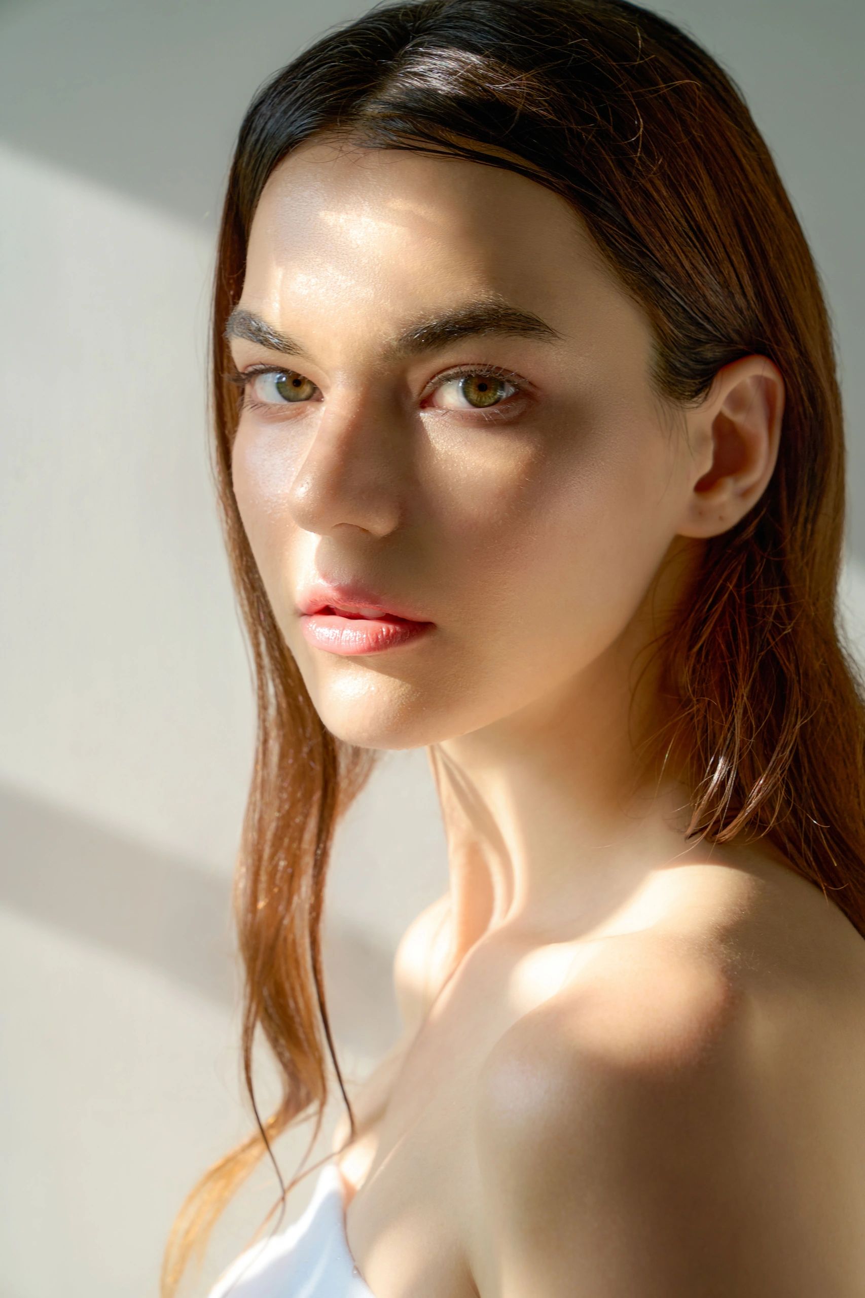Retrato de belleza en estudio